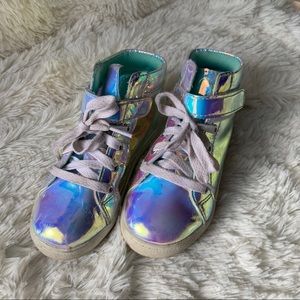 Wonder Nation Iridescent See-Through High Tops